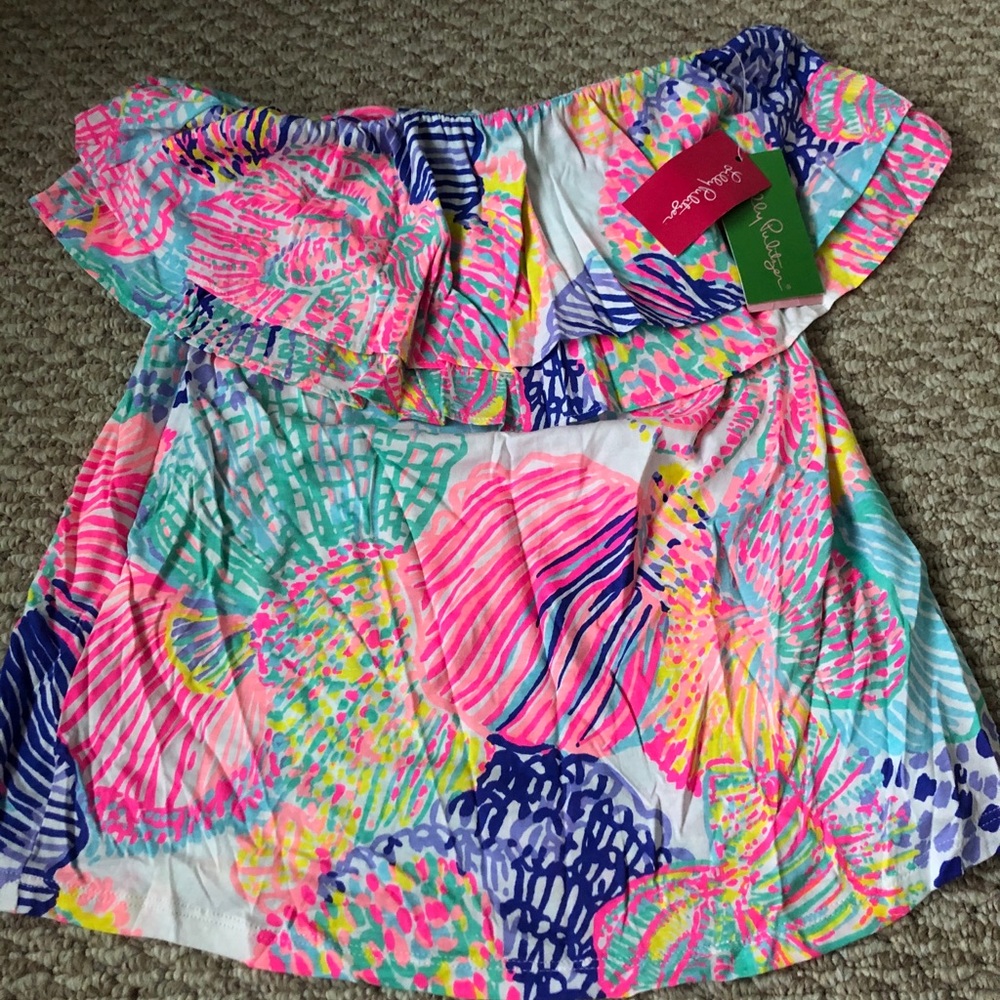 New with tags! Lilly Pulitzer tube top.